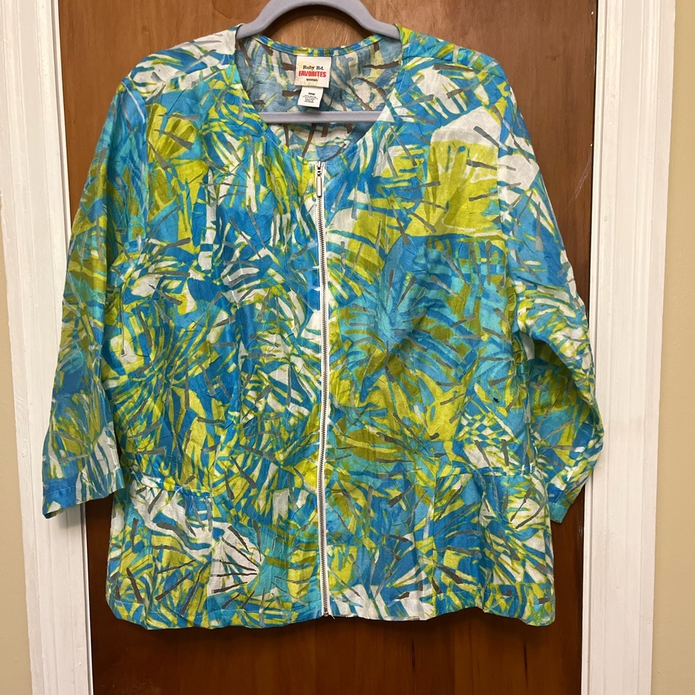 Ruby Rd Colorful Women's Jacket - Picture 4 of 4